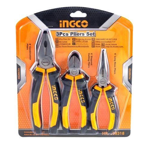 Набір шарнірно-губцевих інструментів Profi 3 предмети INGCO INDUSTRIAL