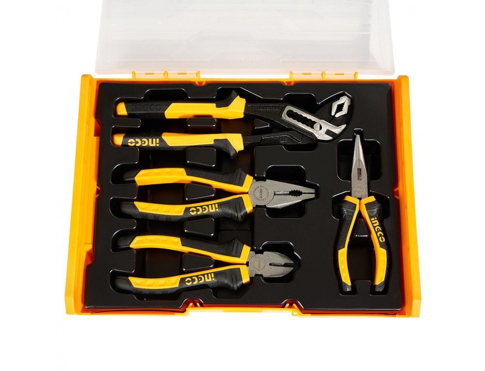 Набір шарнірно-губцевого інструменту 4 предмети INGCO