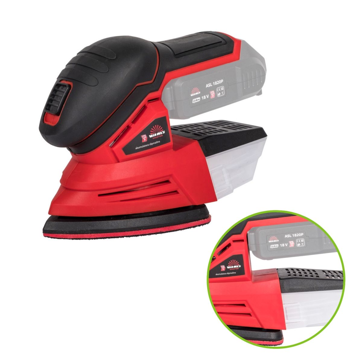 Вібраційна шліфмашина VITALS AEs 18125P