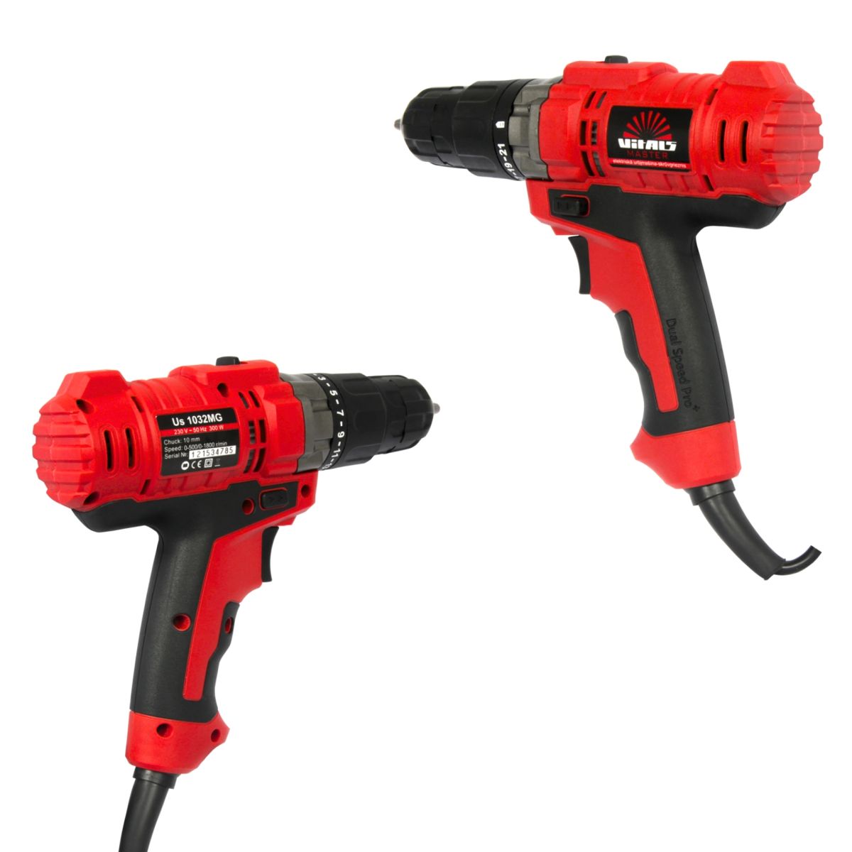 Дриль Vitals master Us 1032MG Dual Speed Pro+