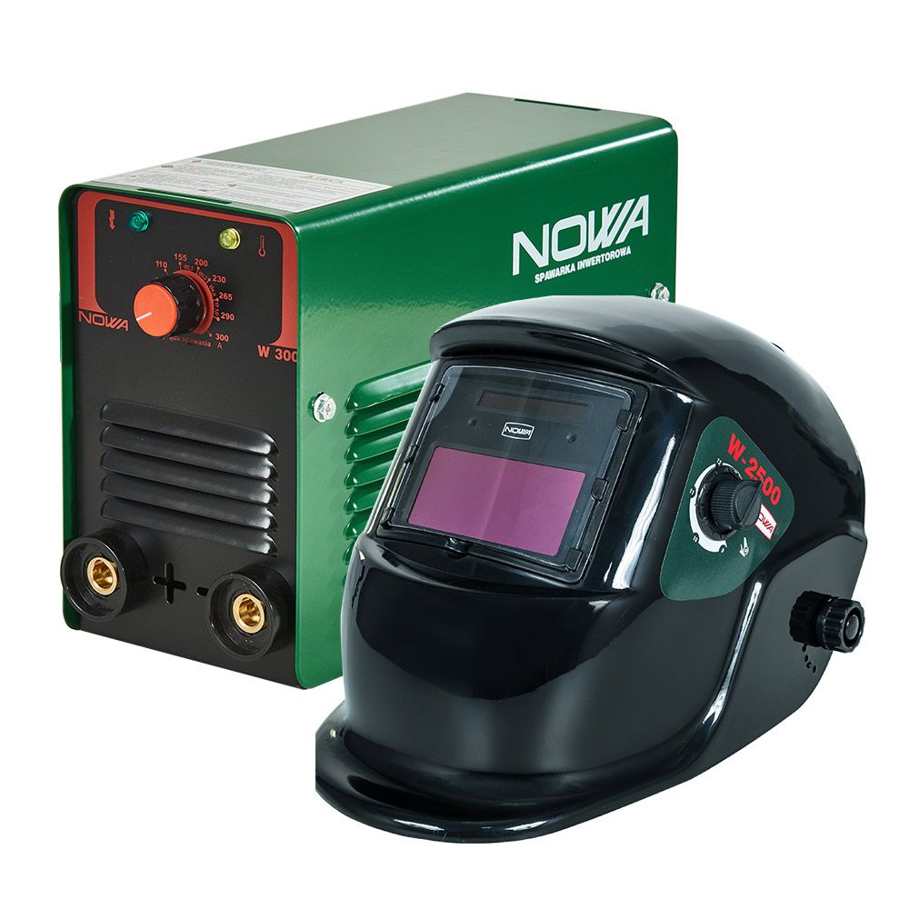 Комплект Зварювальний інвентор Nowa W300 + Маска NOWA W-2500 (1+1)
