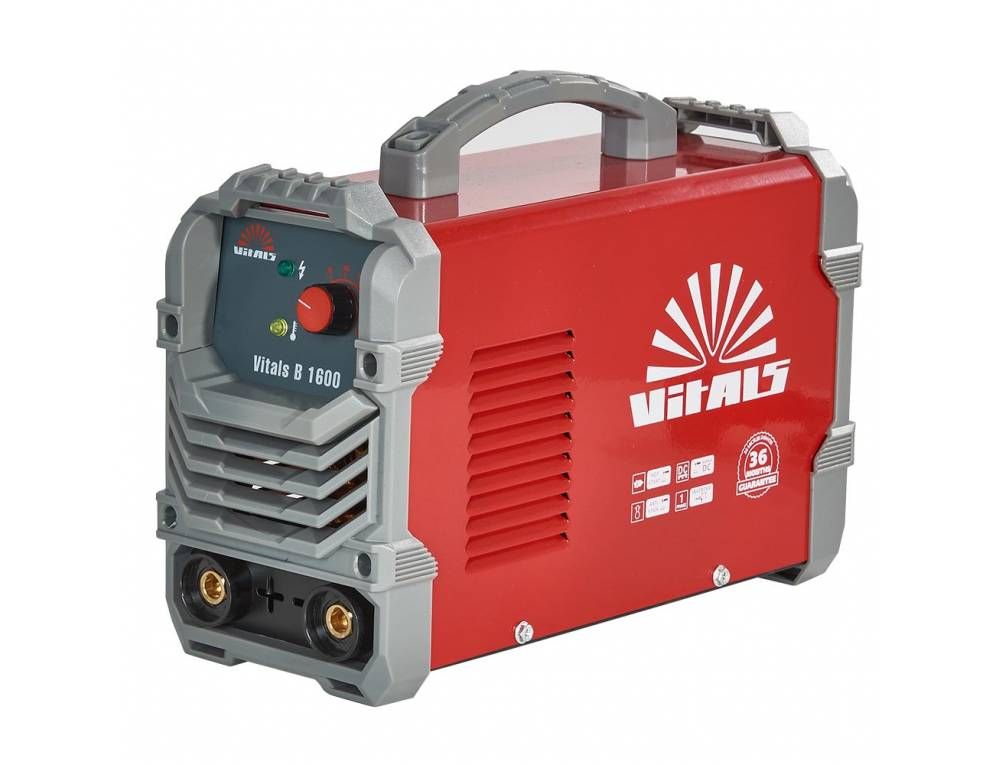 Зварювальний інвертор VITALS Base 1600 + Маска Vitals Professional Engine 2500LCD(1+1)