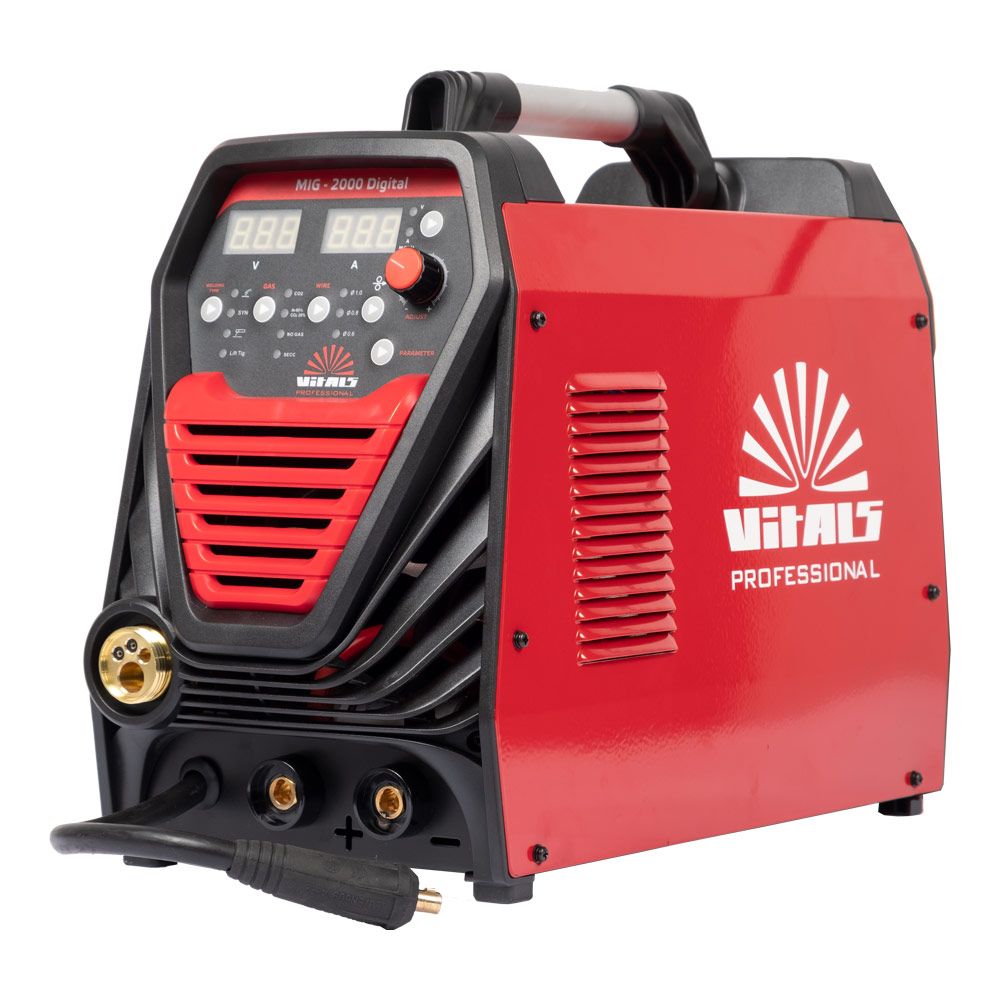 Зварювальний напівавтомат інверторний VITALS MIG 2000 Digital (116053)