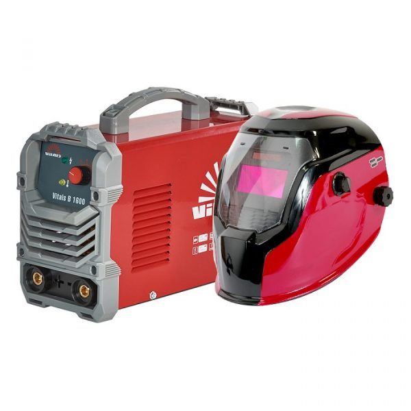 Комплект Зварювальний інвертор VITALS Base 1600DK+ Маска Vitals Master 2500 (1+1)