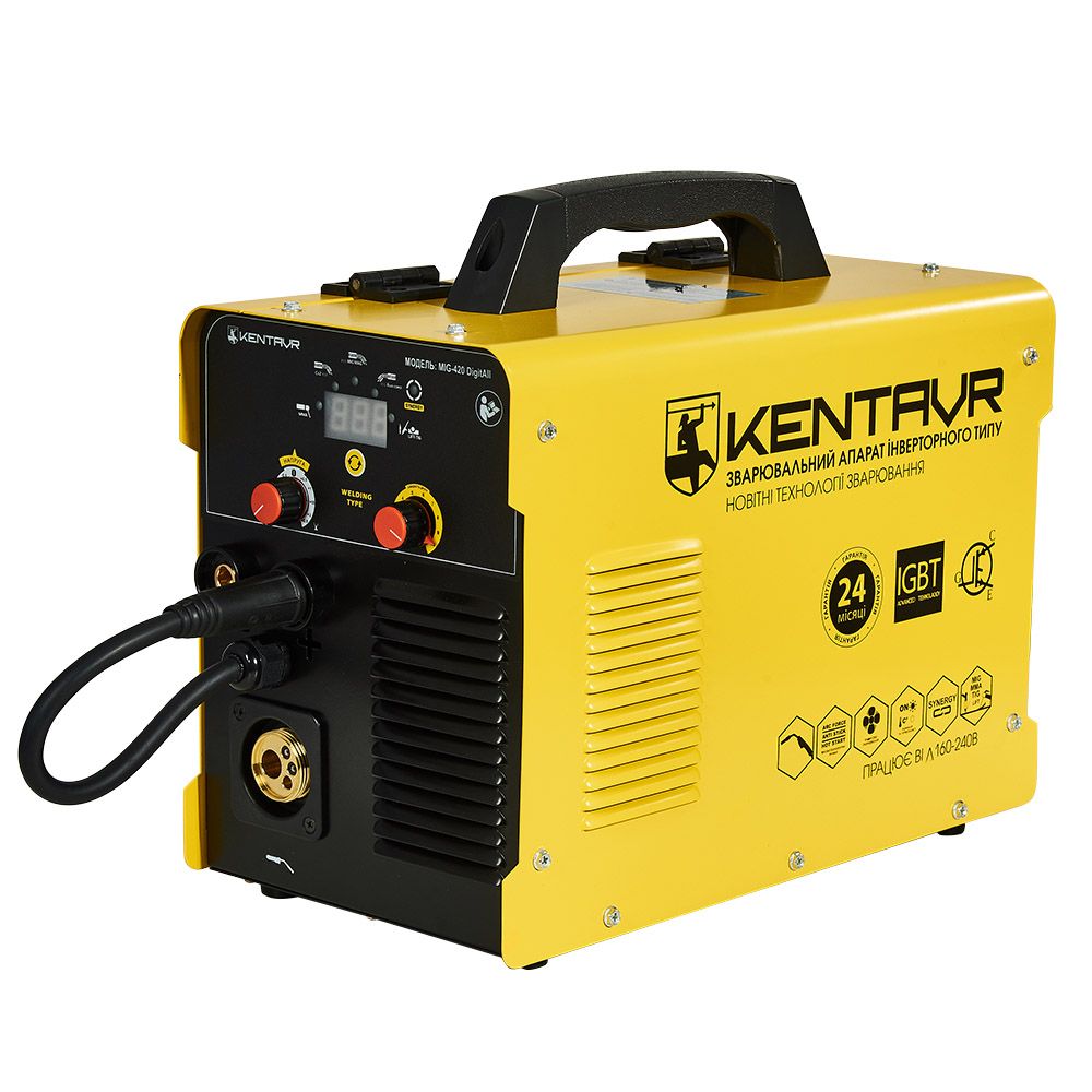 Зварювальний напівавтомат інверторний Кентавр MIG-420 DigitAll