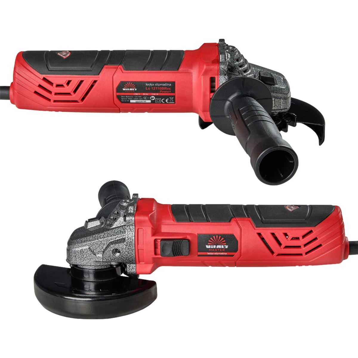 Болгарка (угловая шлифовальная) VITALS Ls 12110BRvc power+