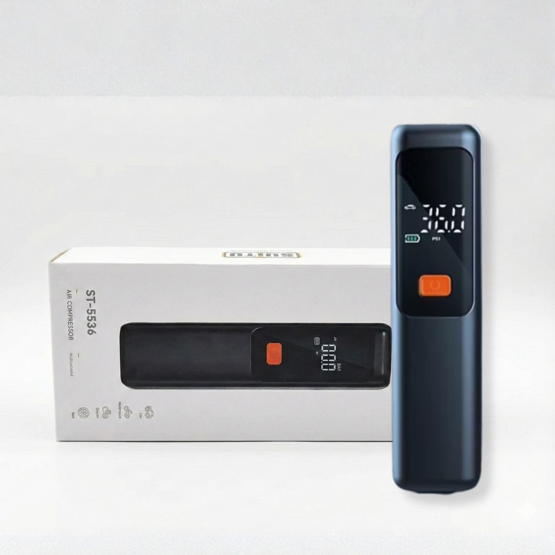 Акумуляторний портативний повітряний компресор 150 PSI для накачування шин