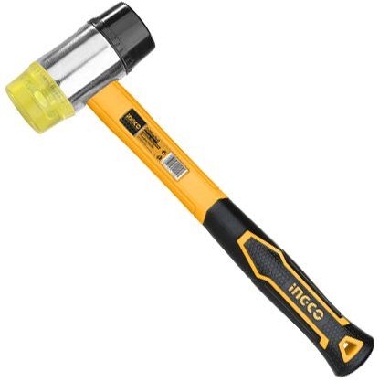 Молоток рихтувальний пластик/гума 40 мм INGCO