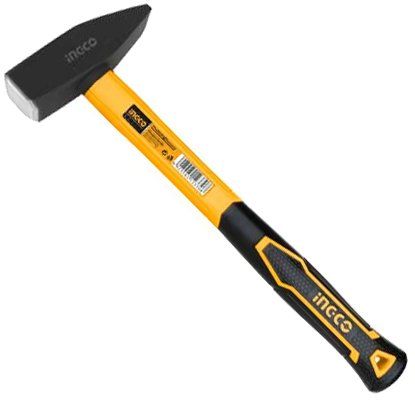 Молоток слюсарний фібергласова ручка 200 г INGCO