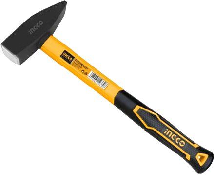 Молоток слюсарний фібергласова ручка 300 г INGCO