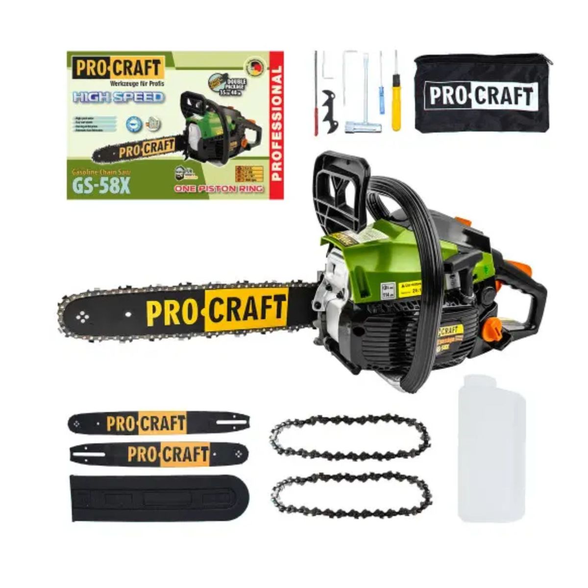 Бензопила Procraft GS-58X