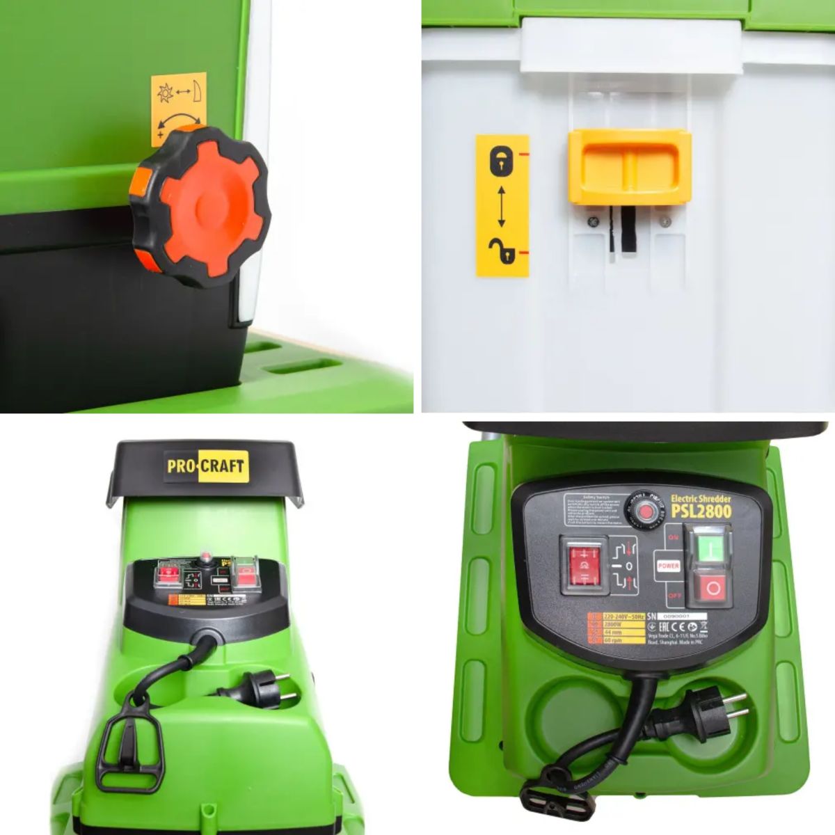 Электрический измельчитель веток Procraft PSL2800