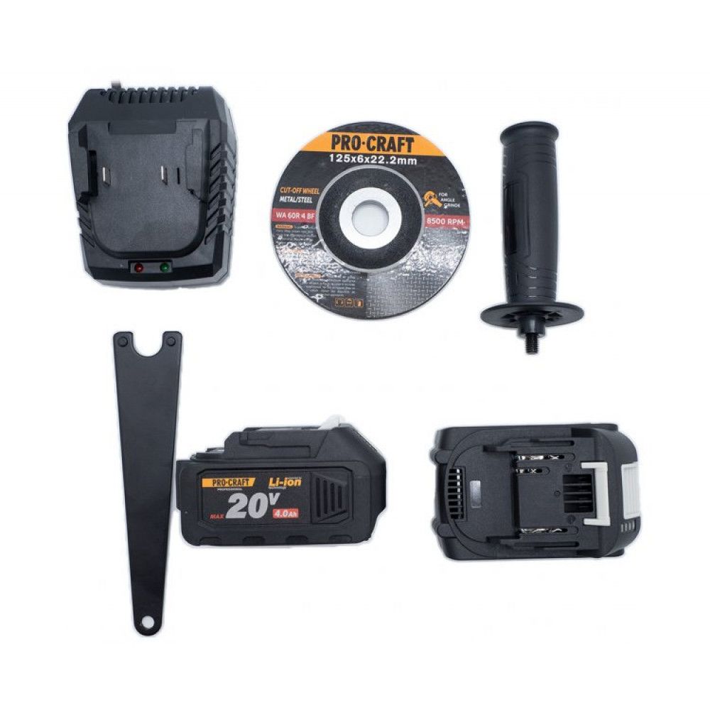 Болгарка (угловая шлифовальная) ProCraft PGA-20