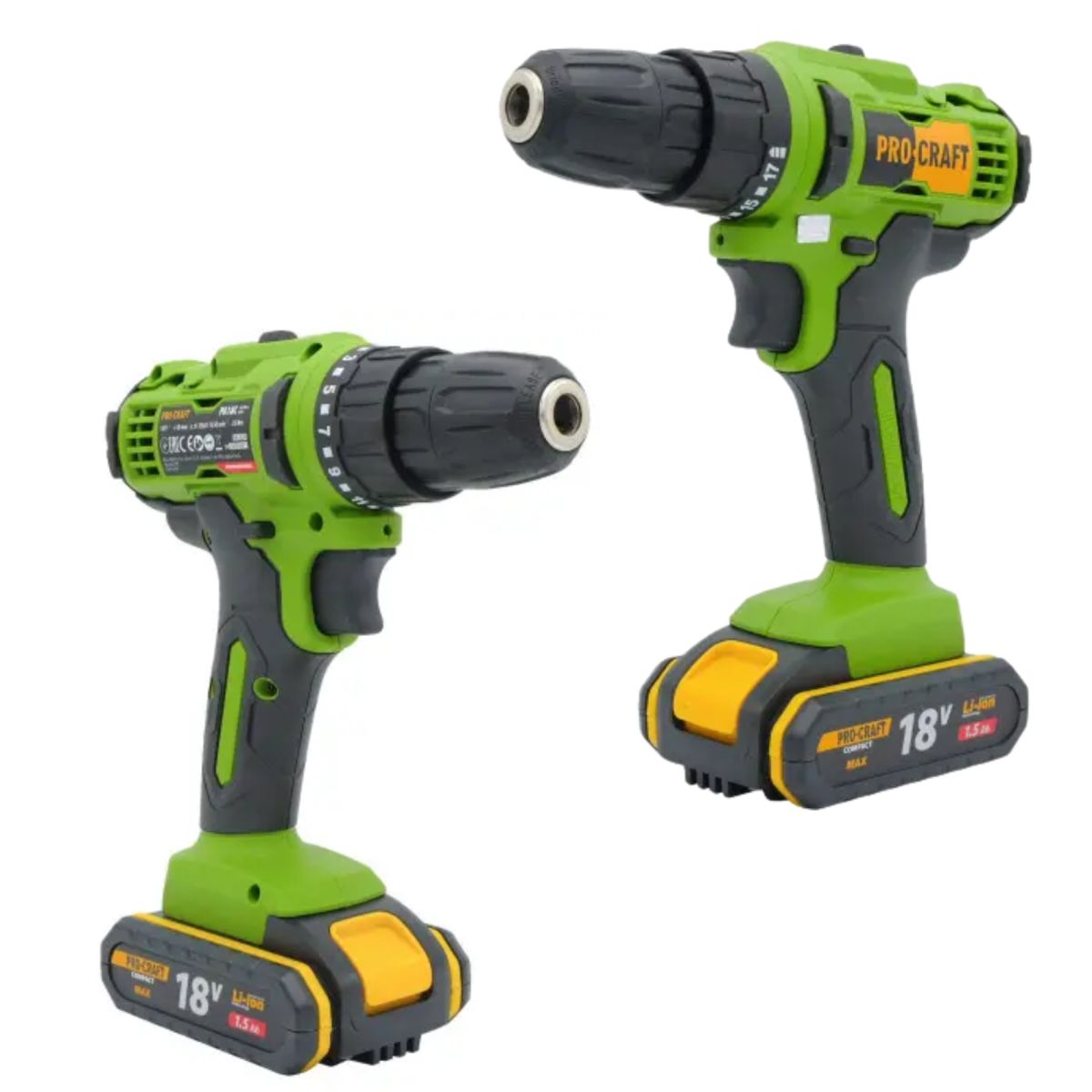 Шуруповерт ProCraft PA-18C COMPACT