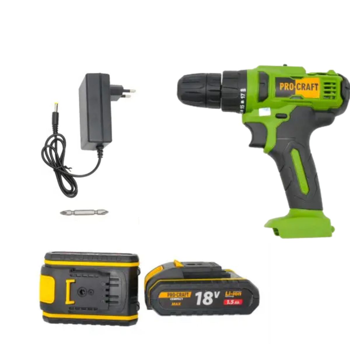 Шуруповерт ProCraft PA-18C COMPACT