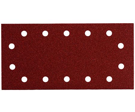 Шліфувальні аркуші на липучці, 115х230 мм, 10 шт., P 80