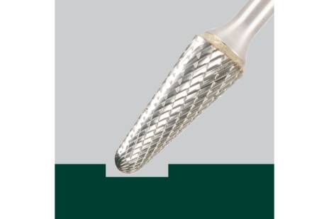 Твердосплавна фреза 6x18x50 мм конічна (із заДискленим кінчиком / L-форма)