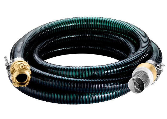 Шланг всмоктувальний (для насосів) з фільтруючою сіткою, латунні фітінги 4м 1" (25 мм)