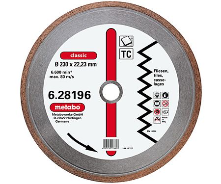Алмазний Диск classic TC 115x22,23 мм, керамика