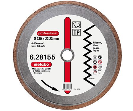 Алмазний Диск professional TP 230x22,23 мм, керамика