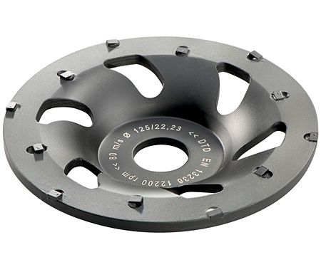 Алмазний чашковий Диск для захисних шарів professional 125x22,23 мм