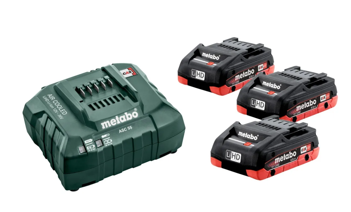 Акумуляторний набір 3 x LiHD 4.0 Ah, ASC 55