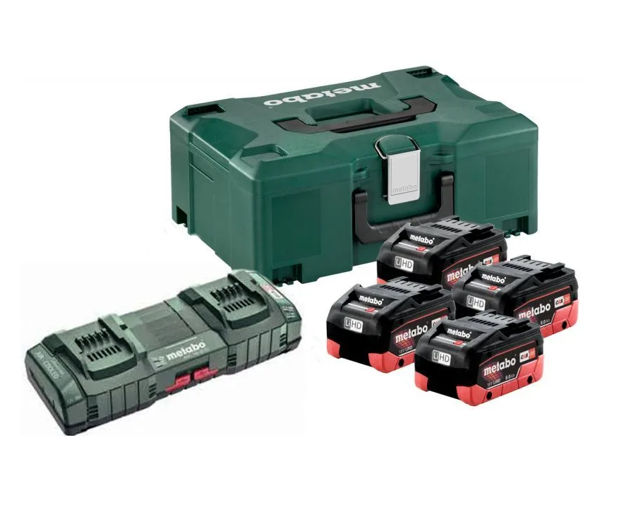 Акумуляторний набір 4x LiHD 10Ah+ASC 145 DUO+metaBOX 215