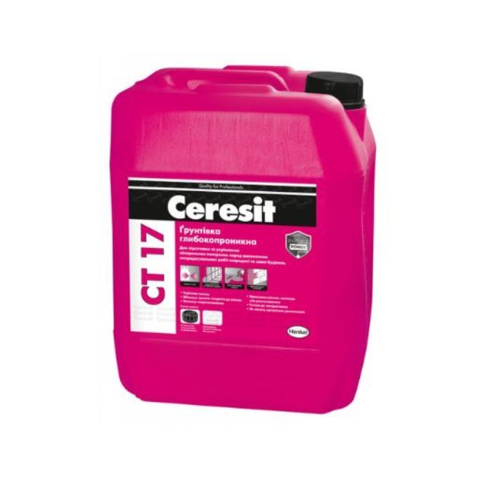 Грунтівка глибокопроникна Ceresit СТ17 10 л
