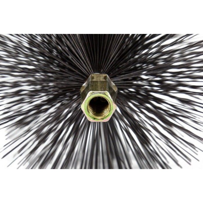 Щетка металлическая для чистки дымохода «Savent», 100мм