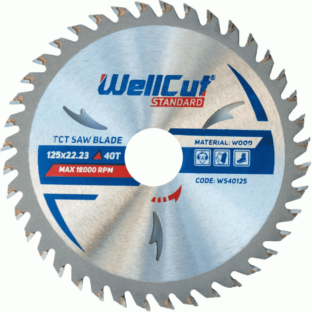 Пильний диск WellCut Standard 125x22.23  40Т