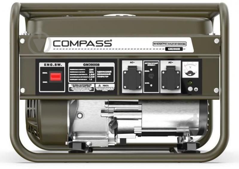 Генератор бензиновий Compass Greenmax 3 кВт GM3900B