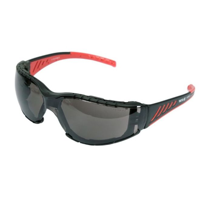 Окуляри захисні YATO відкриті, затемнені, з оправою