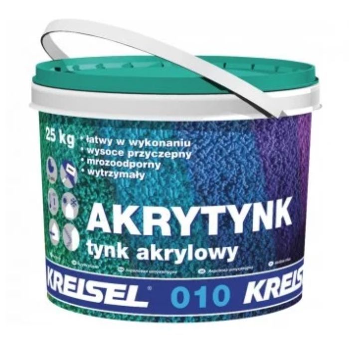 Штукатурка декоративна актилова AKRYTYNK 010 База В зерно1,5мм " баранець"(у відрі 15 л)