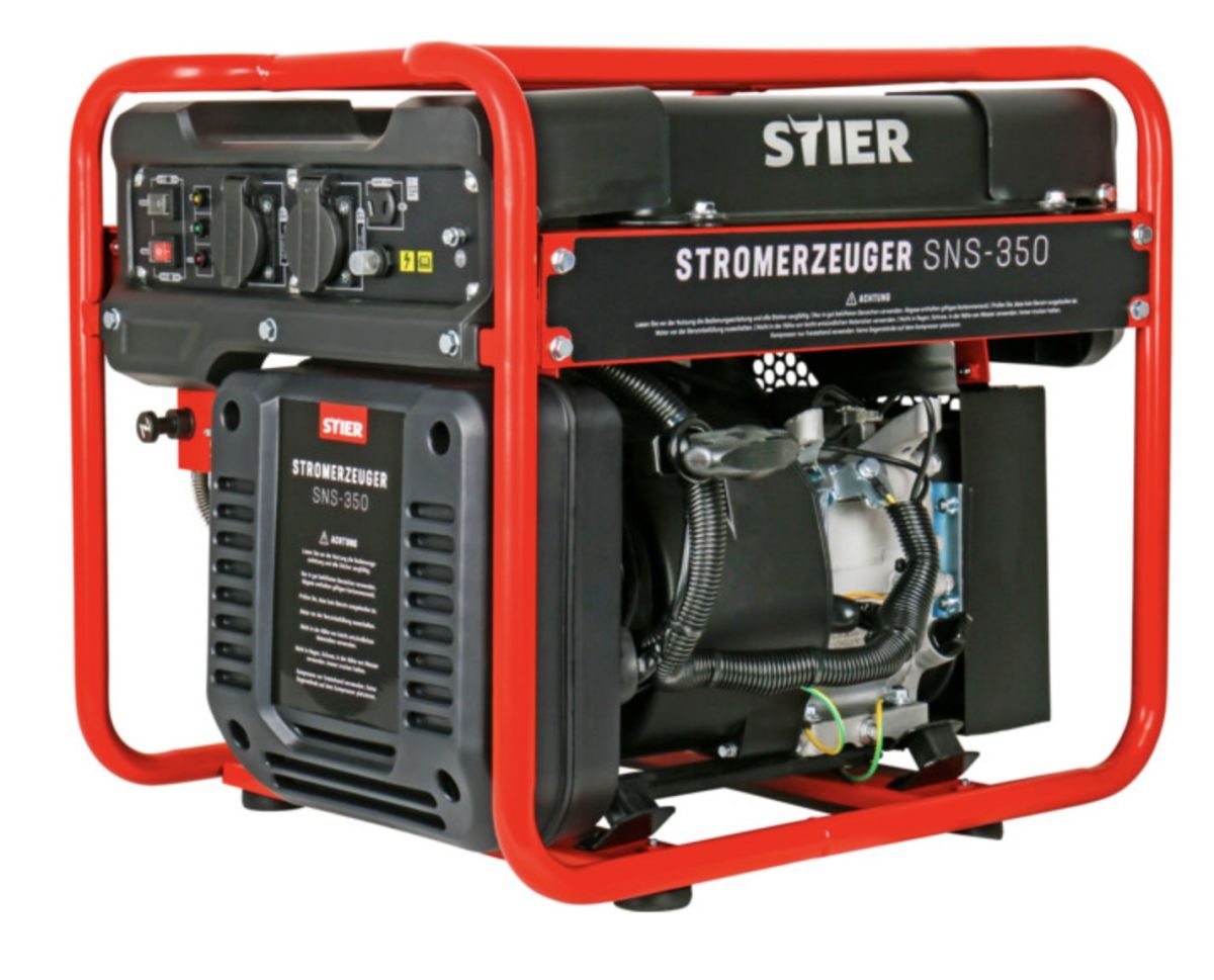 Інверторний генератор бензиновий 3.5 кВт STIER SNS-350