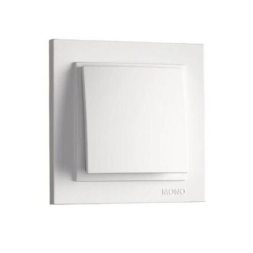 Вимикач 1-кл Mono Electric DESPINA, білий