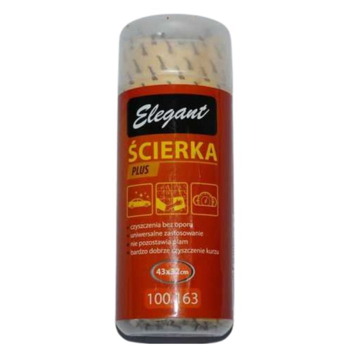 Серветка волога Elegant EL 100163 в тубусі проста 43х32см