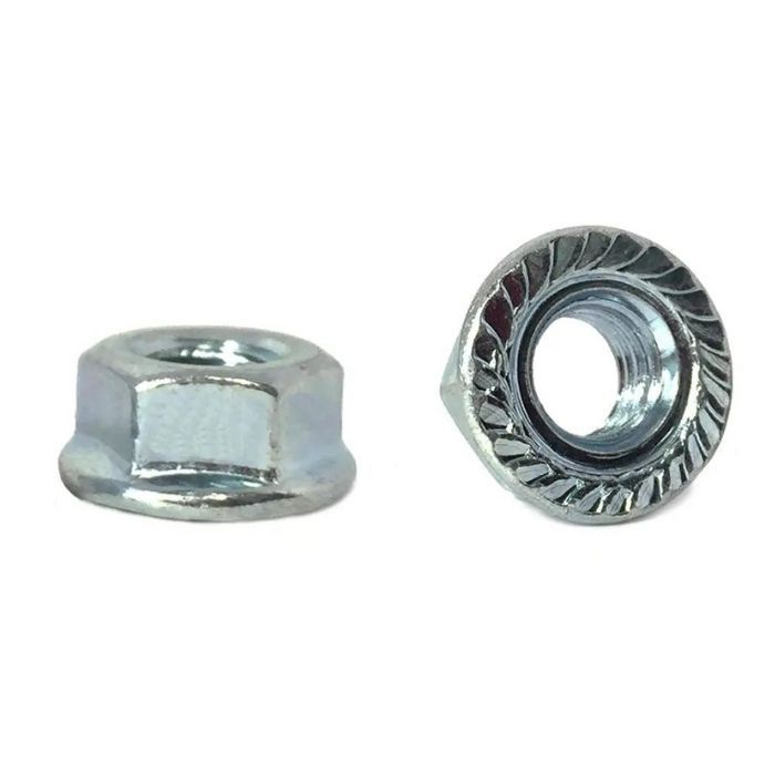 DIN6923 Гайка М12 фл.6 цб зубч