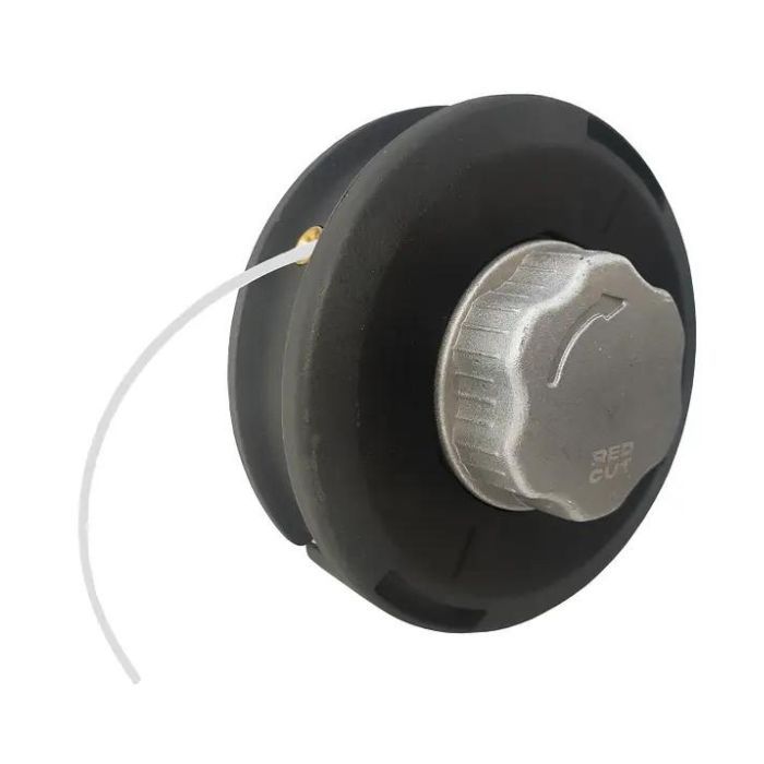 Катушка для триммера с жилкой PROF, металлическая кнопка, быстрая загрузка, М10*1,25мм