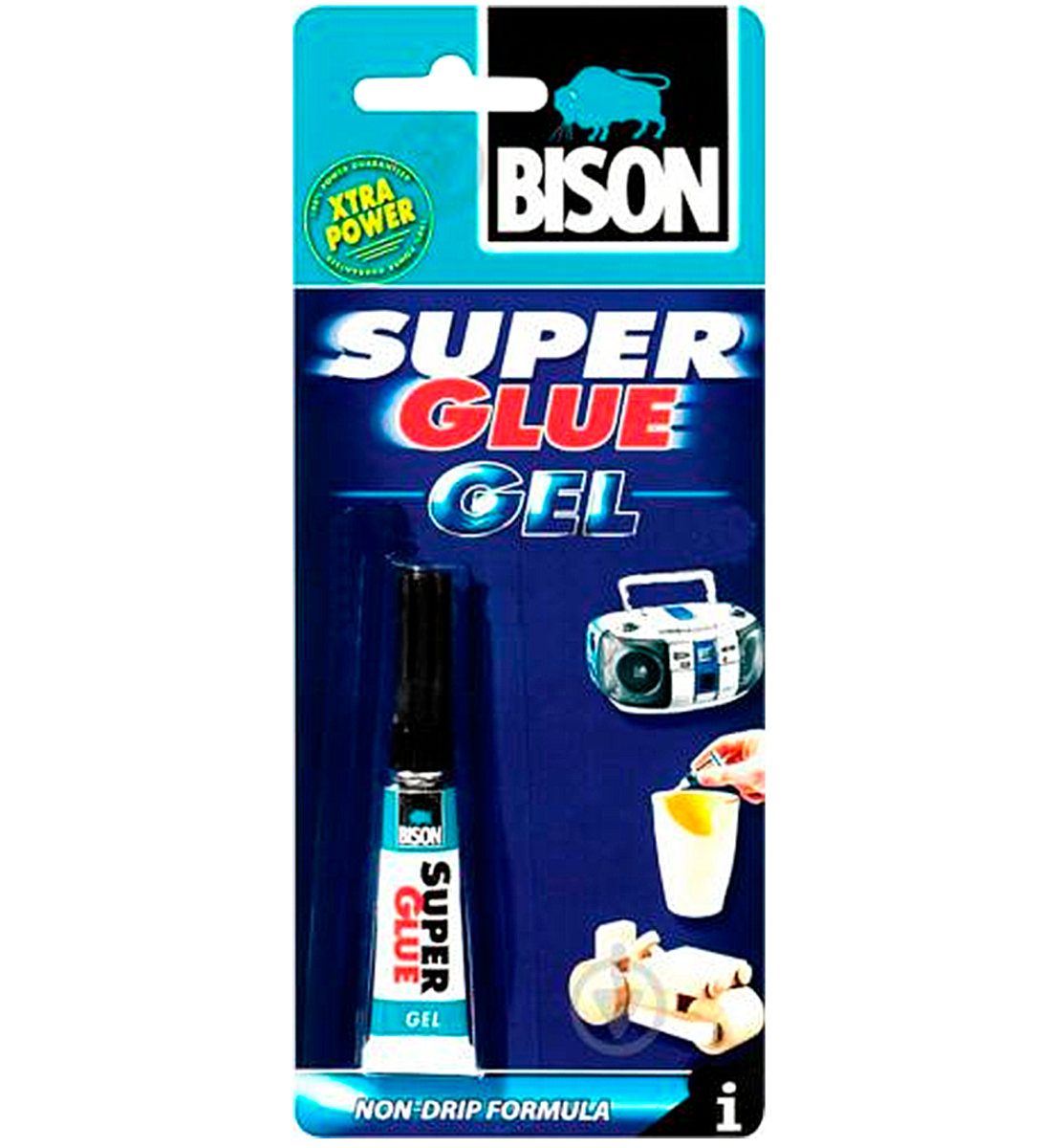 Суперклей-гель Bison Джамбо 3 гр.