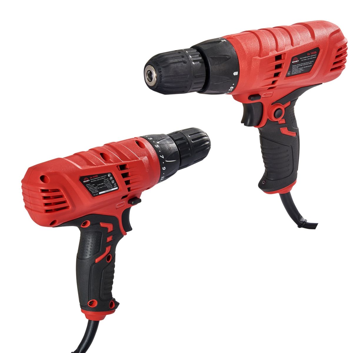 Дриль-шурупокрут електричний Vitals Master Us 1030b