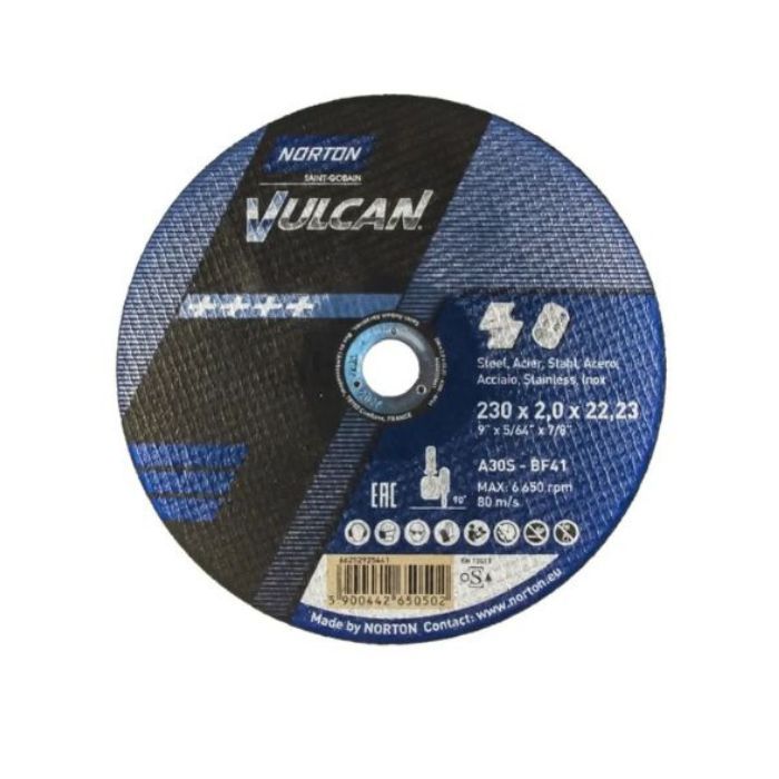 Круг відрізний Norton Vulcan Ø 125 x 1.2 x 22.23