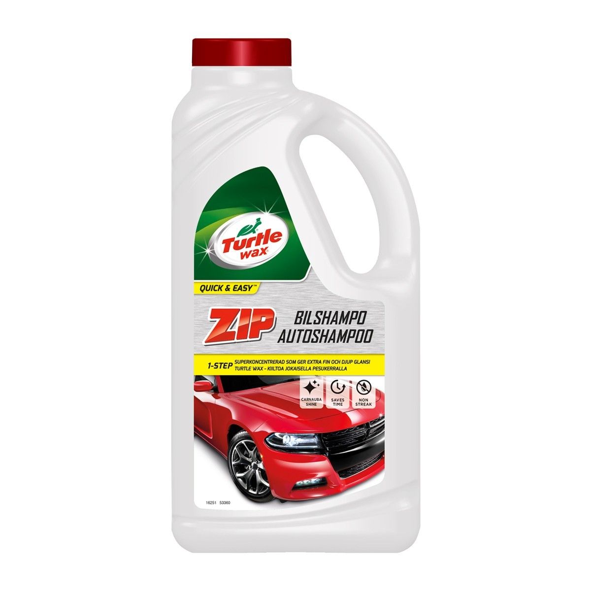 Автошампунь з поліруючим ефектом Turtle Wax ZIP WAX 1 л