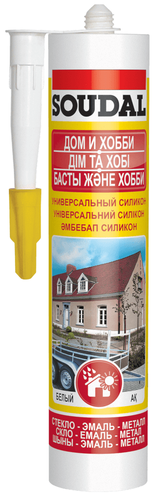 Герметик силикон. унов. прозрачный 280мл