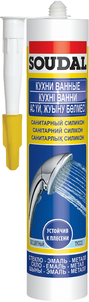 Герметик силикон. санит. белый 280мл