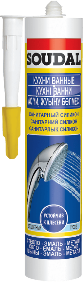 Герметик силикон. санит. прозрачный 280мл