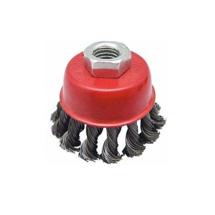 Щітка чашкова (пучки витого дроту) Miol 65 мм, М14