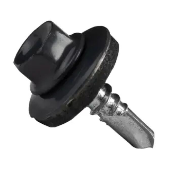 4,8х19 мм RAL 7024-шуруп самосвердл. д/металу