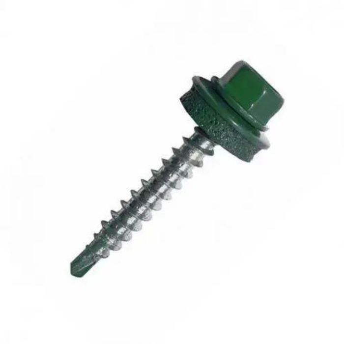 4,8х19 мм RAL 6005-шуруп самосвердл. д/металу
