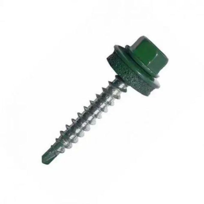 4,8х19 мм RAL 6005-шуруп самосвердл. д/металу