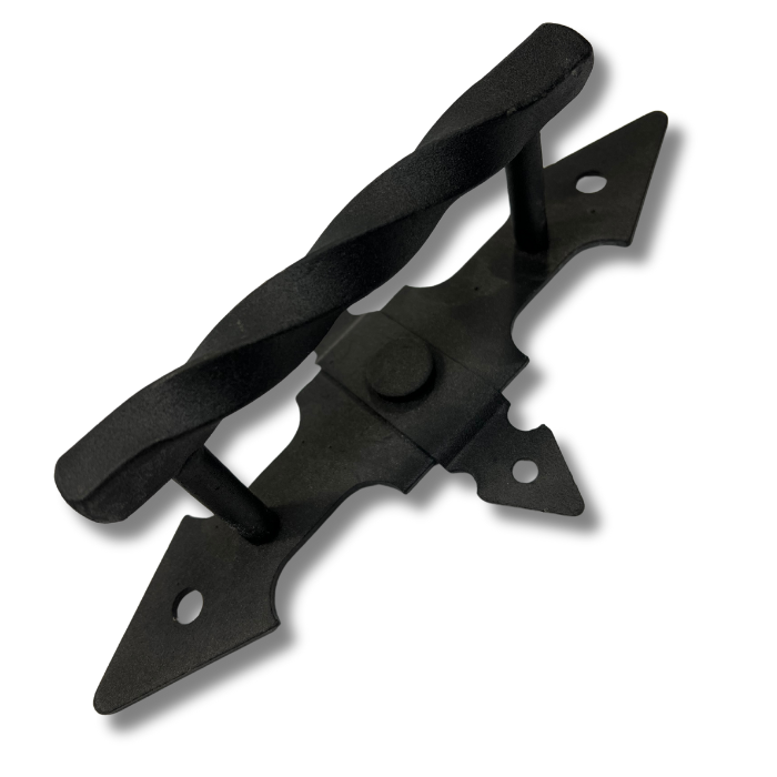 Ручка дверна "Замок" чорний оксамит